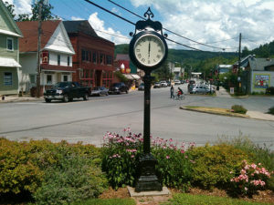 Main Street Livingston Manor NY in the Summer