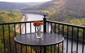 View of the Delaware from the Mountains in Barryville NY 